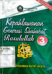 Image of Kepahlawanan Generasi Shahabat Rasulullah Jilid 3